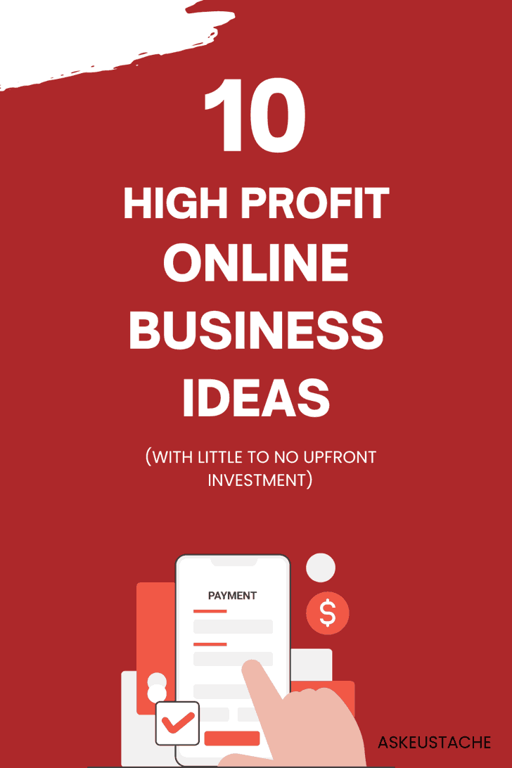 best 10 high profit online business ideas you can start