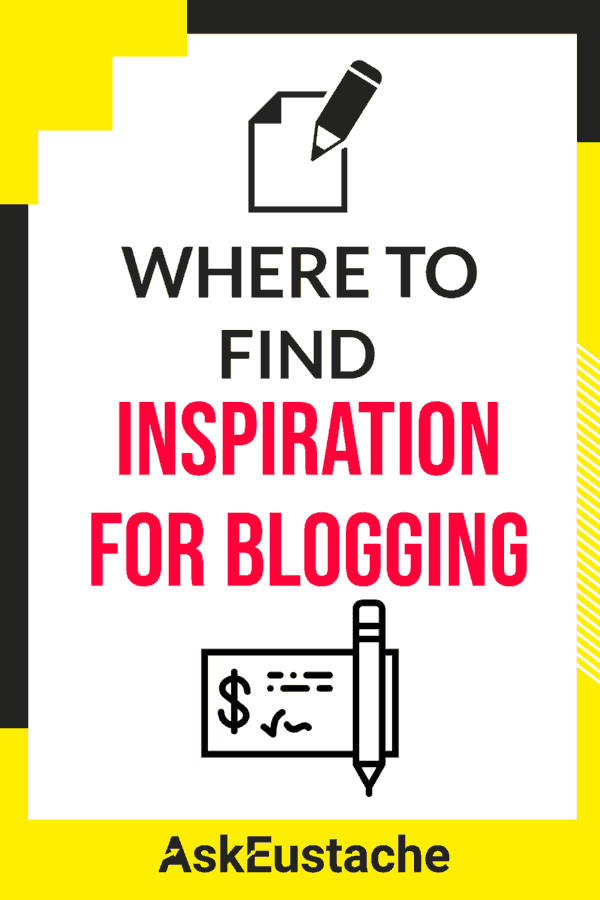 Where to find inspiration for blog post