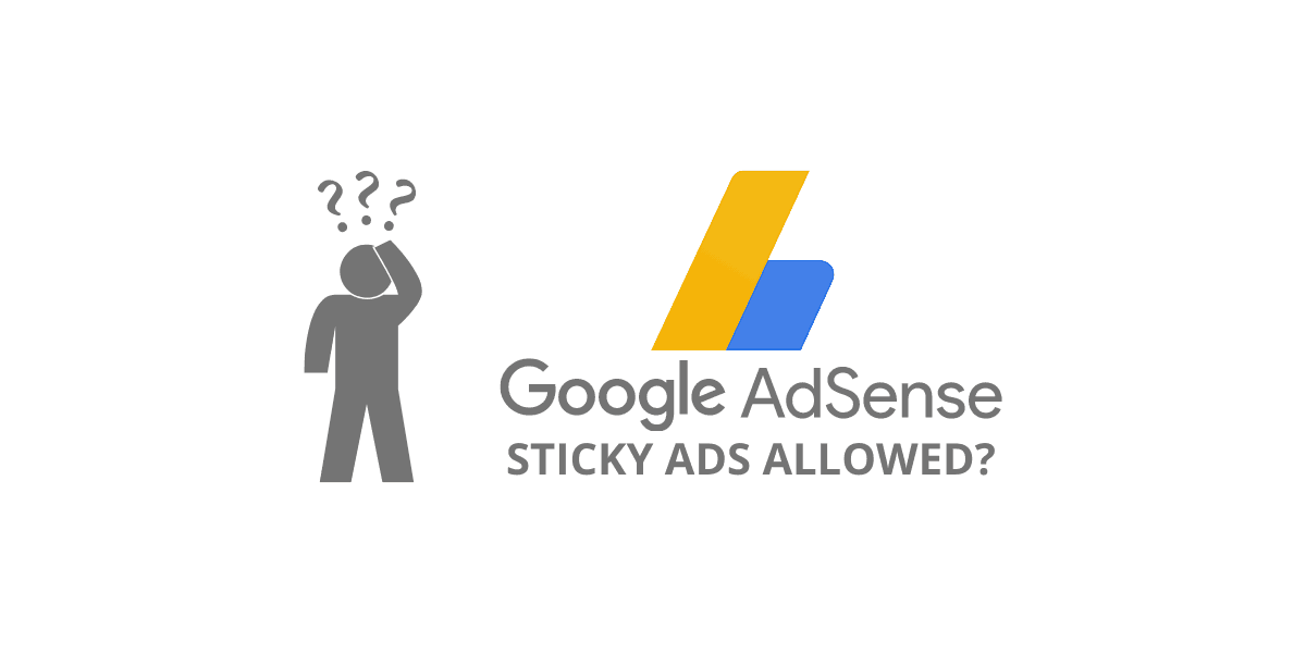 Is Adsense sticky ad allowed